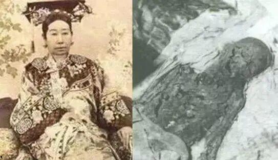慈禧遗体图片,百年之谜的惊世面纱